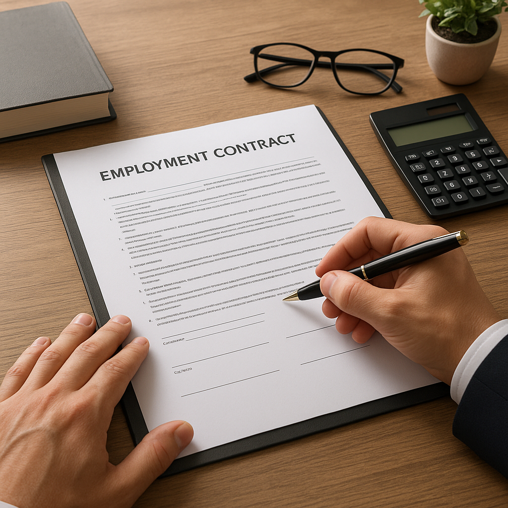 Jak sporządzić umowę o pracę, aby była zgodna z prawem