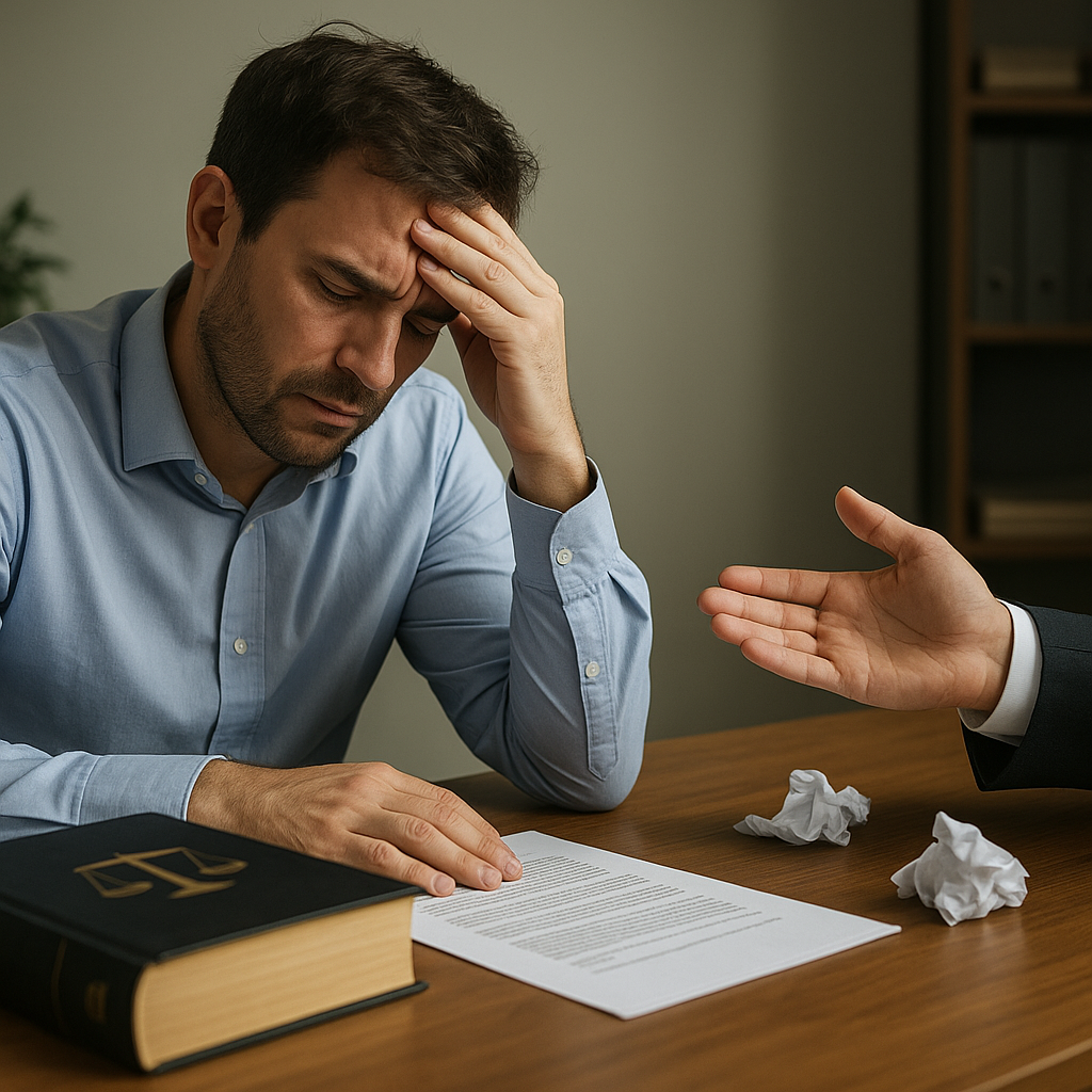 Jakie są najczęstsze błędy popełniane przez osoby bez porady prawnej