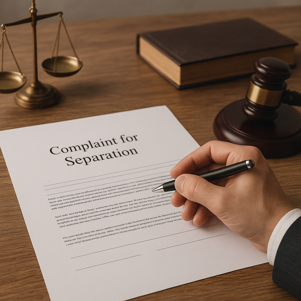 Jak napisać pozew o separację
