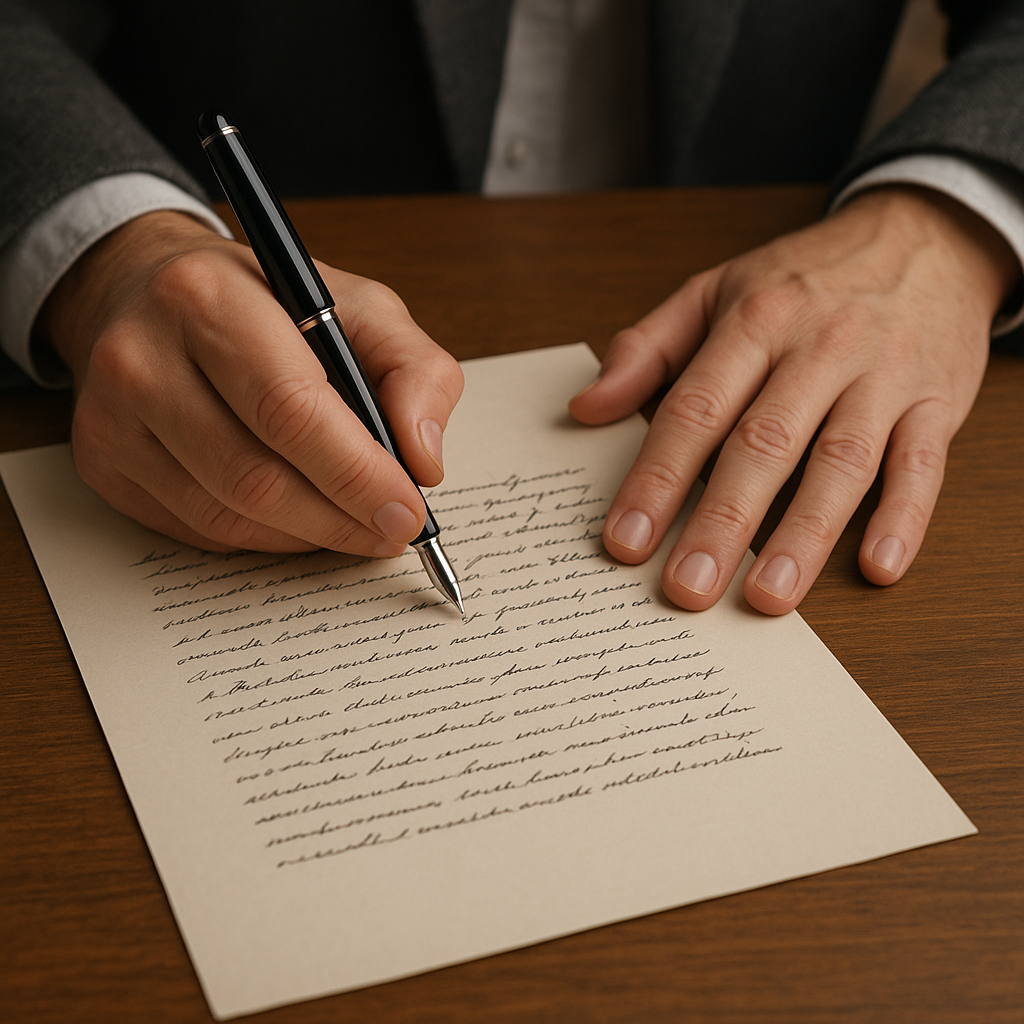 Jak napisać testament własnoręczny poprawnie