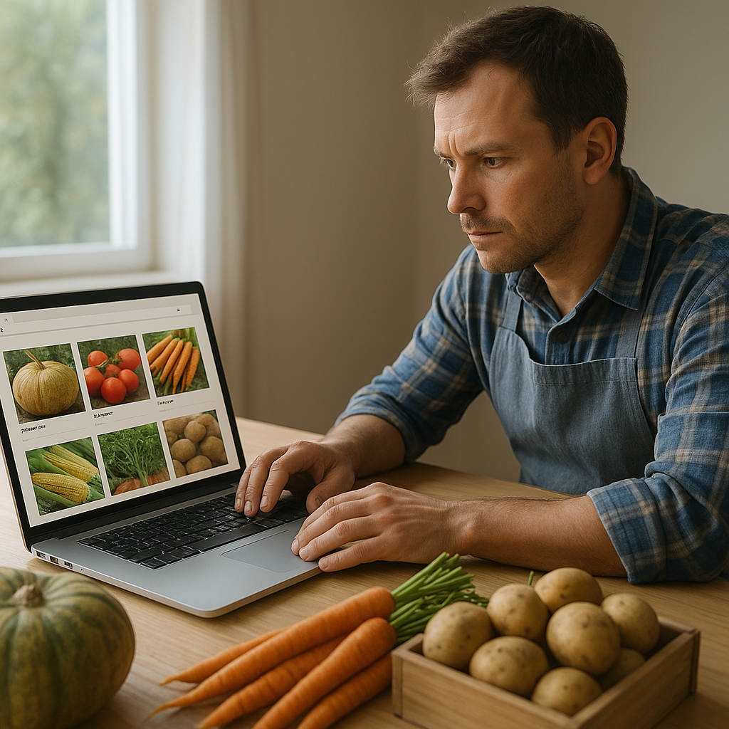 Czy sprzedawanie plonów rolniczych przez internet jest legalne?