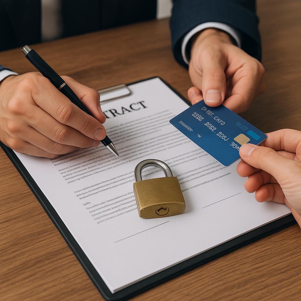 Jak zabezpieczyć płatność w umowie z kontrahentem