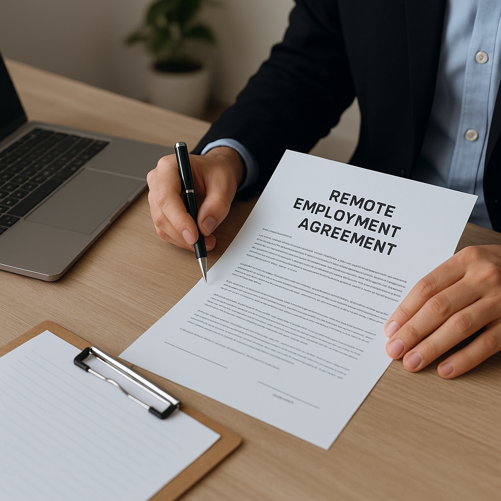 Jak przygotować umowę o pracę zdalną zgodną z przepisami